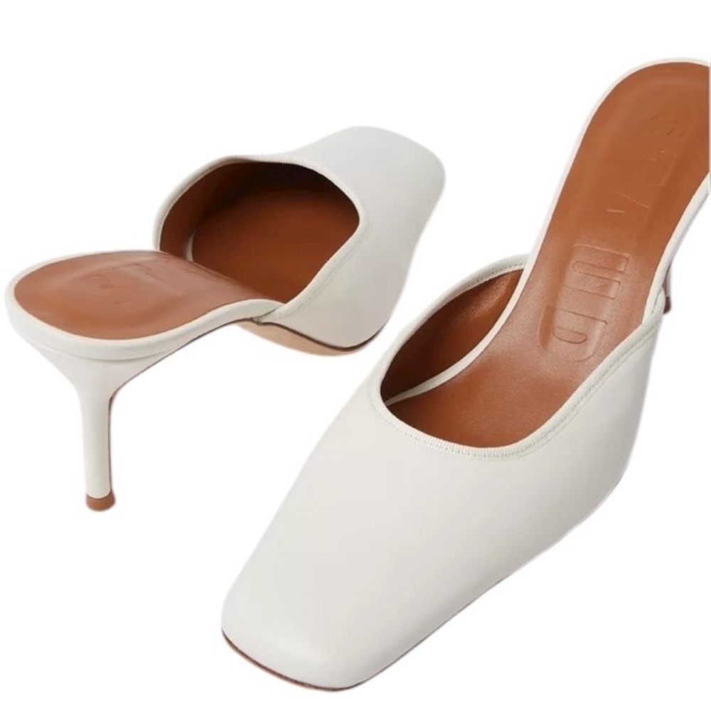 STAUD Otto 90 Mules in Smooth Leather